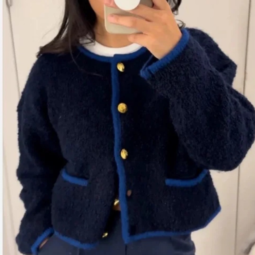 GAP Boucle Sweater Jacket